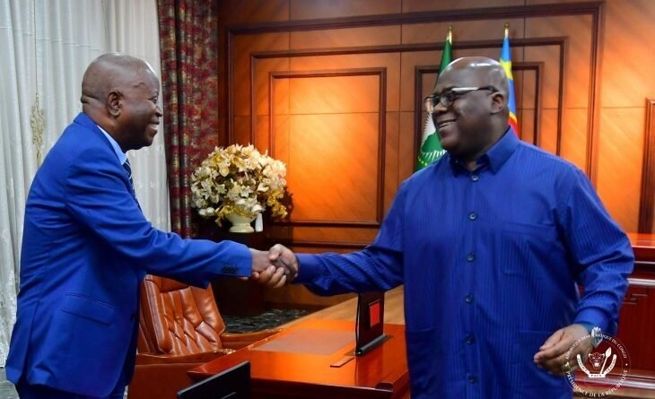 Adolphe Muzito chez le Président Félix Tshisekedi